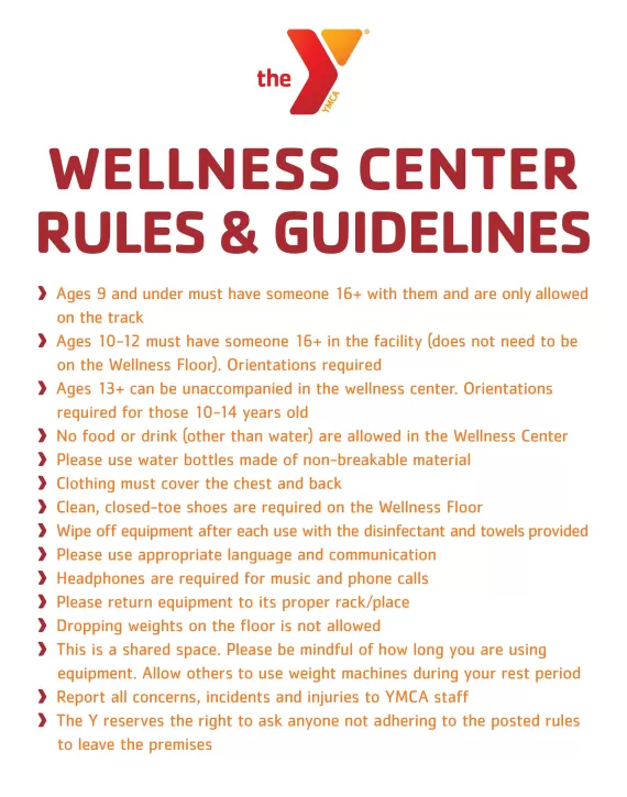 Wellness Center Guidelines