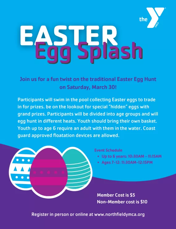 Easter Egg Splash flyer